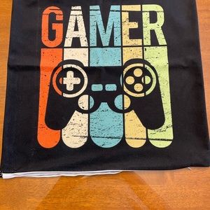 Gaming pillow cover only